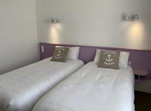 chambre twin hotel Yeu Vendée